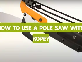 How to Use a Pole Saw with Rope?
