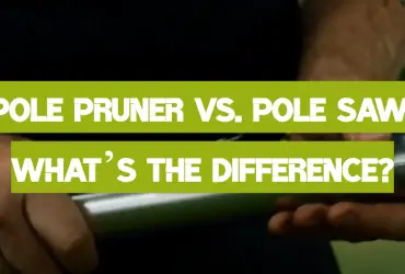 Pole Pruner vs. Pole Saw: What’s the Difference?