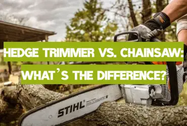 Hedge Trimmer vs. Chainsaw: What’s the Difference?